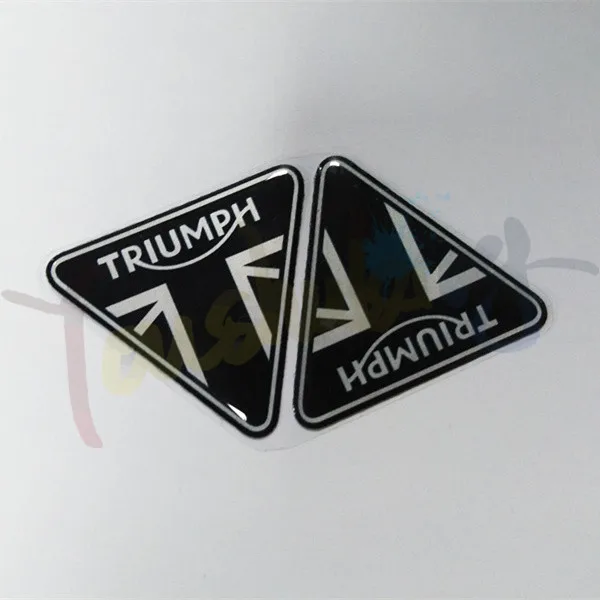 Triumph логотип наклейка Мотоцикл Наклейка 3D наклейка s Наклейка - Цвет: Многоцветный
