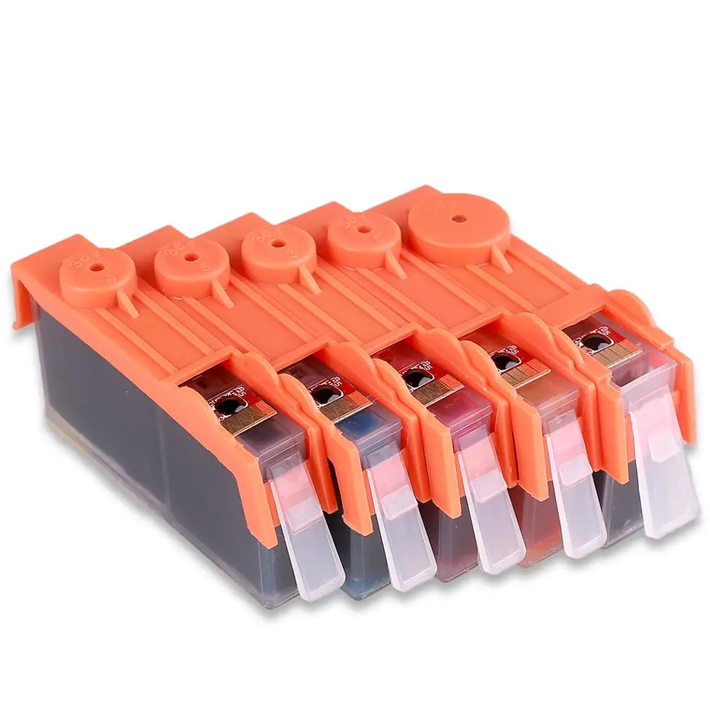 5PK 564 полный перезаправляемый картридж совместимый для hp Photosmart 7510 7520 7525 3520 6520 D7560 C5380 C5375 C6340 C6350 C6380