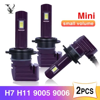 

2Pcs Mini H7 H11 H8 H9 9005 9006 LED Headlight Bulbs 3200LM 40W 6000K Super Bright Automotivo Headlamp Kit