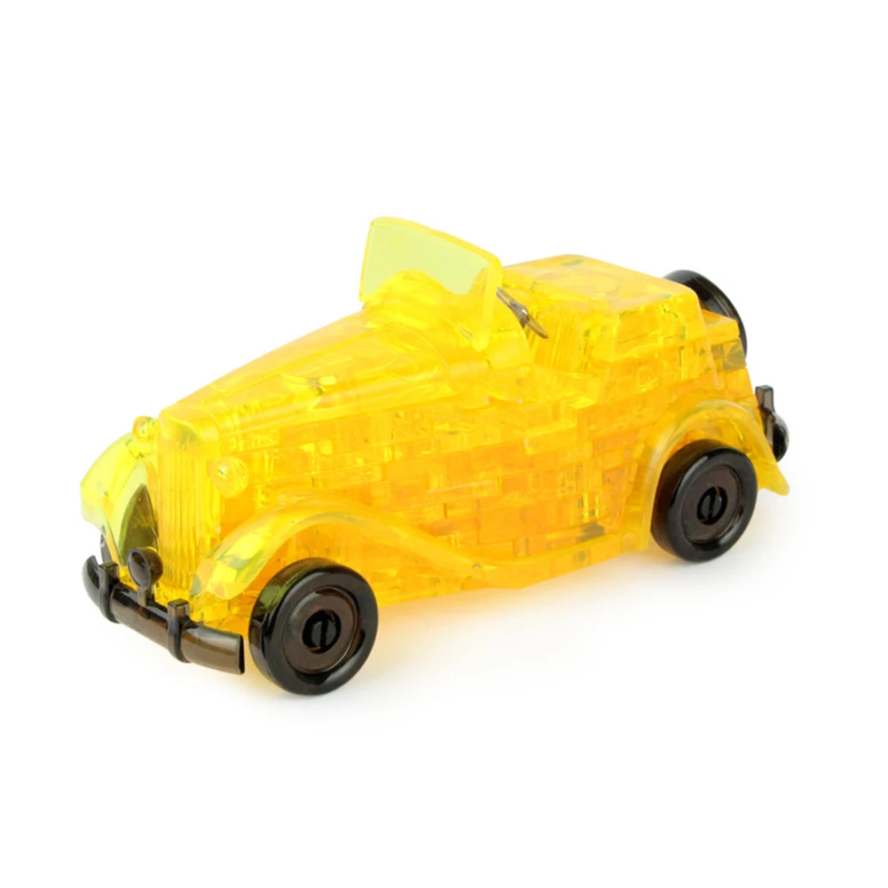 3D винтажный автомобиль хрустальные Пазлы DIY сборка модель обучающая детская игрушка для детей Классические и антикварные модели автомобилей Новые