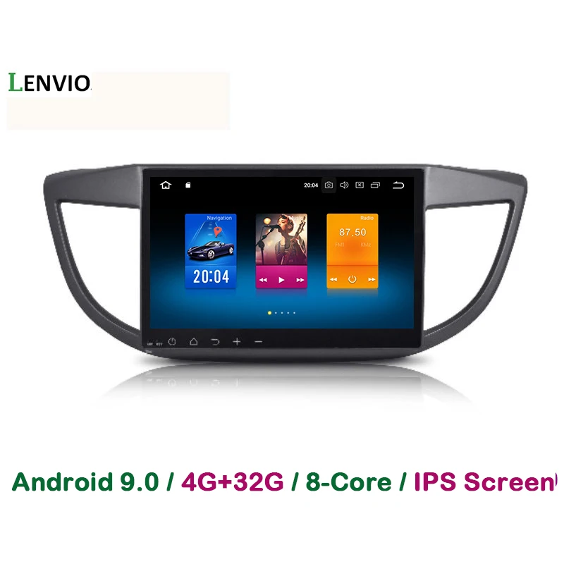 Lenvio 4G ram 32G rom Восьмиядерный Android 9,0 автомобильный dvd-плеер для Honda CRV CR-V 2012 2013 радио gps навигация bluetooth ips