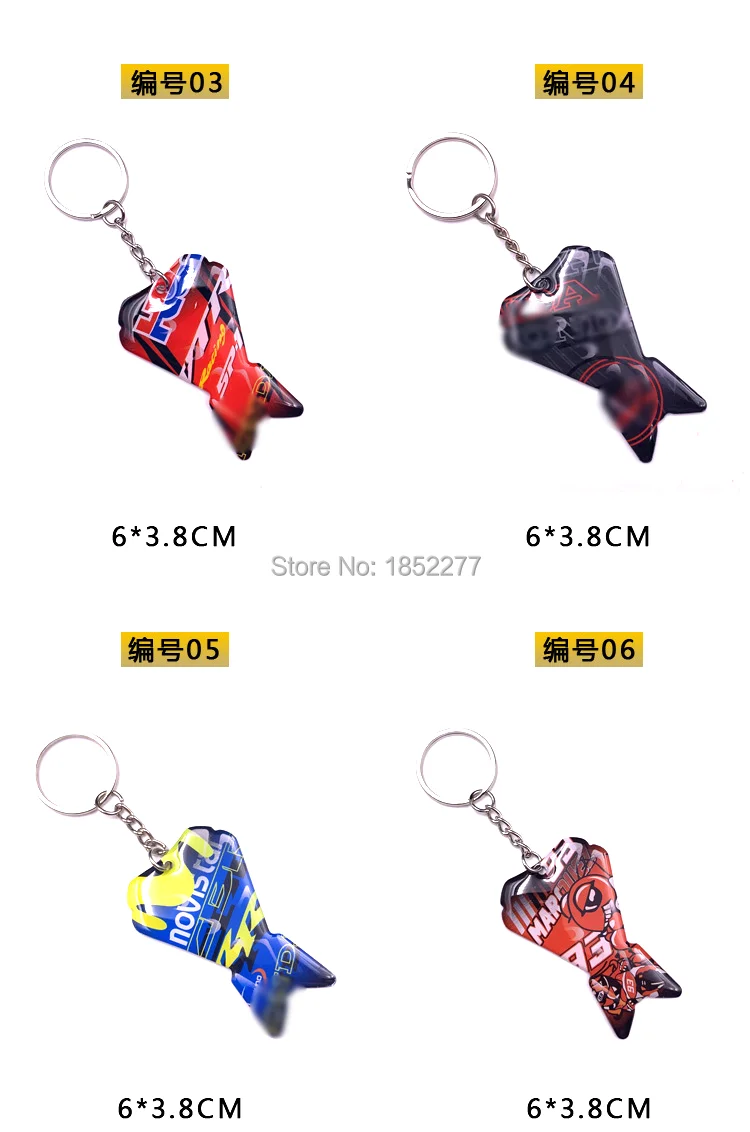Для Марка Ducati Honda Yamaha KTM Kawasaki значок брелок для мотоцикла вышивка брелок коллекционный брелок
