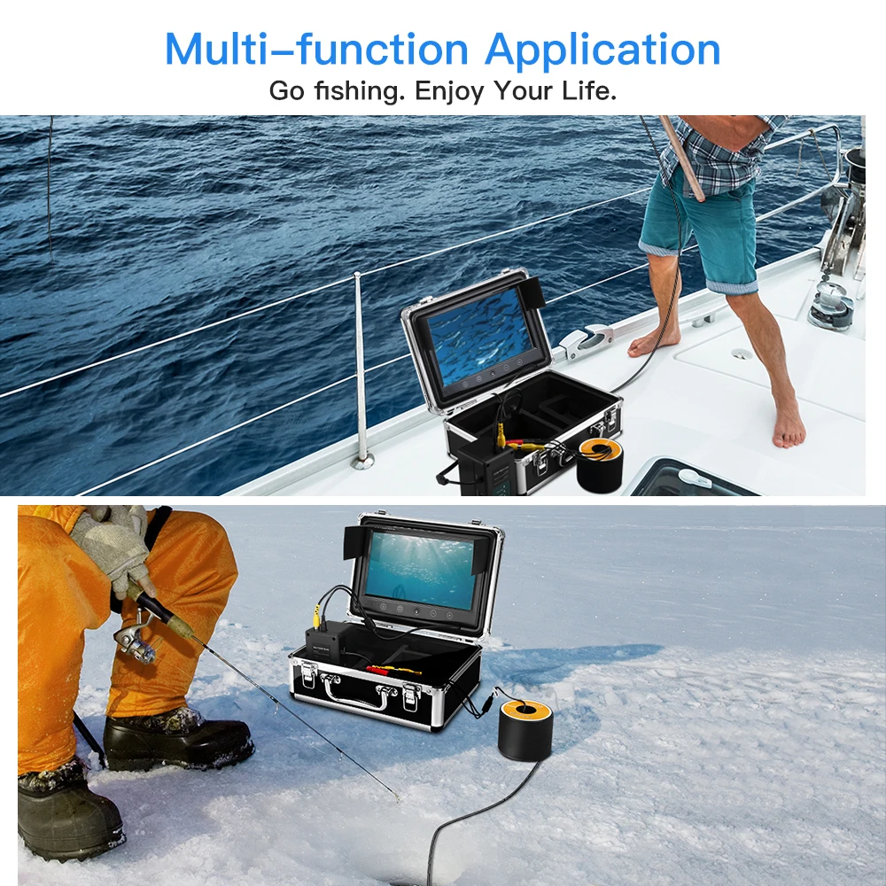 15 м рыболокатор подводная камера " цветной экран 1000TVL CAM 24 шт. инфракрасный и белый светодиодный IP68 водонепроницаемый