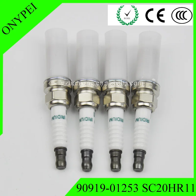 4 шт. 90919 01253 SC20HR 11 Iridium Свеча зажигания для Toyota Prius Scion Lexus 9091901253 SC20HR11|plug|plug spark |