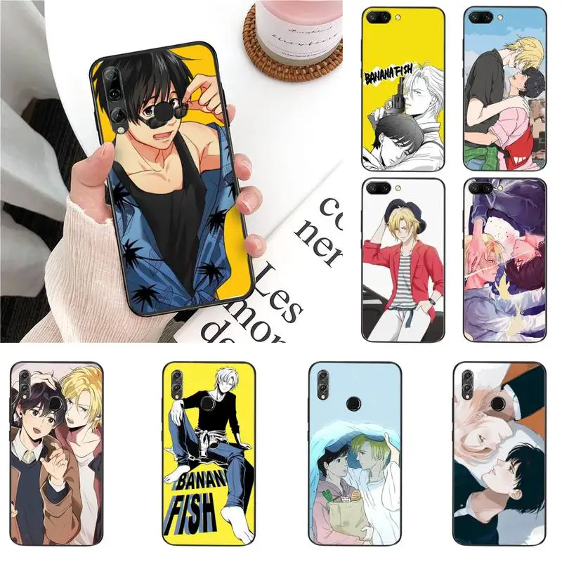 Мягкий чехол для телефона Motirunner Banana Fish Anime на заказ Huawei Honor 8X 9 10 20 Lite 7A 7C 10i 9X play 8C 9XPro