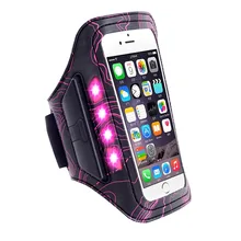 Настраиваемый светодиодный фонарик для бега с зарядкой от usb, сумка для занятий спортом на открытом воздухе, сумка для занятий фитнесом и ночным бегом