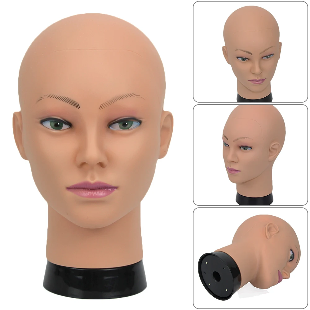 Wig Head Mannequin Mannequin Head Holder Mannequin Head Model Female Mannequin Head Large size male Mannequin Head Dolls Display Cosmetology Bald Training For Making Wig Hat Display