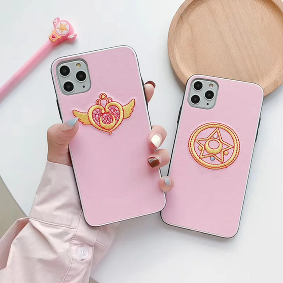 Phone Case For iPhone 11 Pro MAX Cute Sailor Moon Magic Wand Silicone Cover 6S 8 7 Plus X XR XS Coque | Мобильные телефоны и