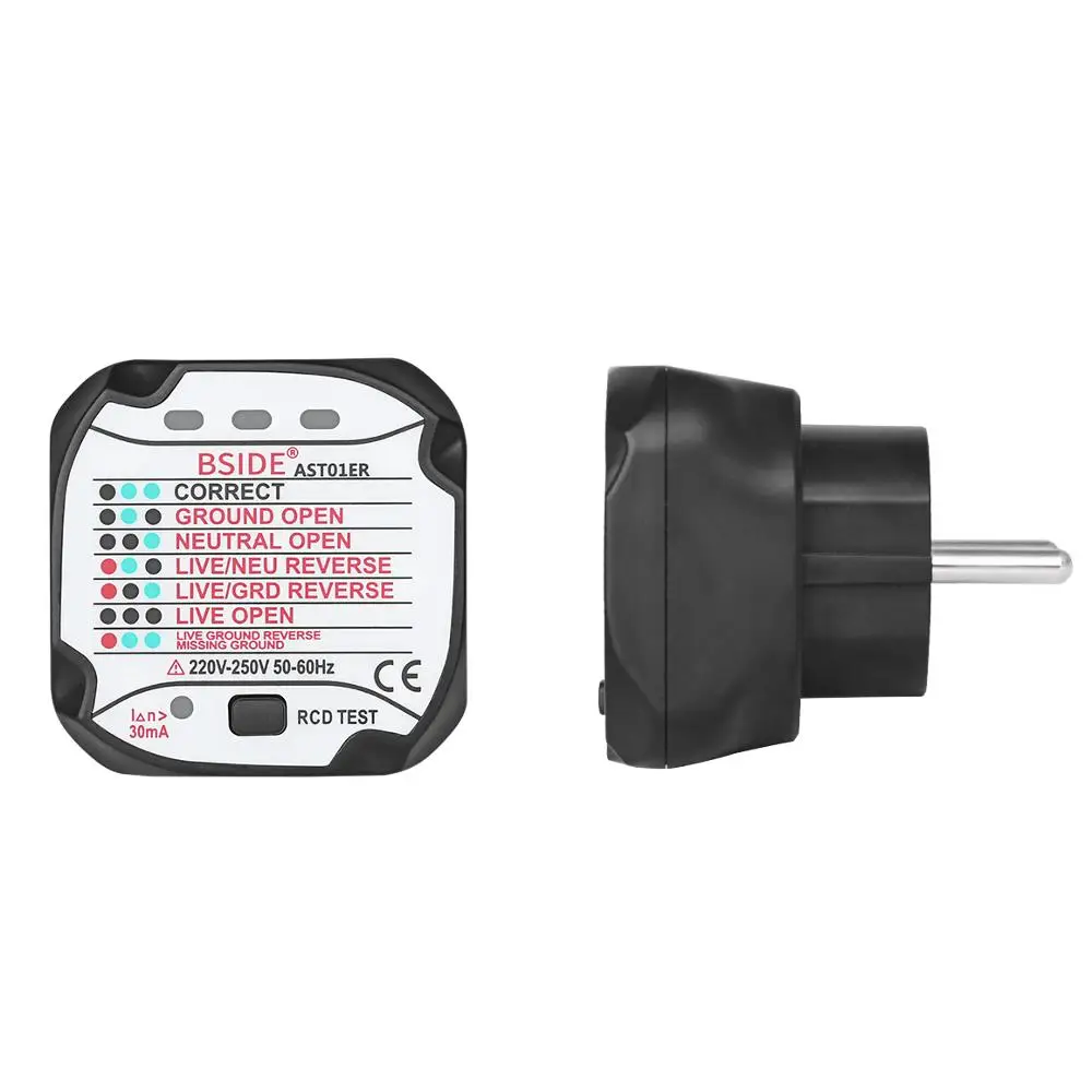 GFCI Outlet Tester, Standard US Receptacle Circuit Analyzer