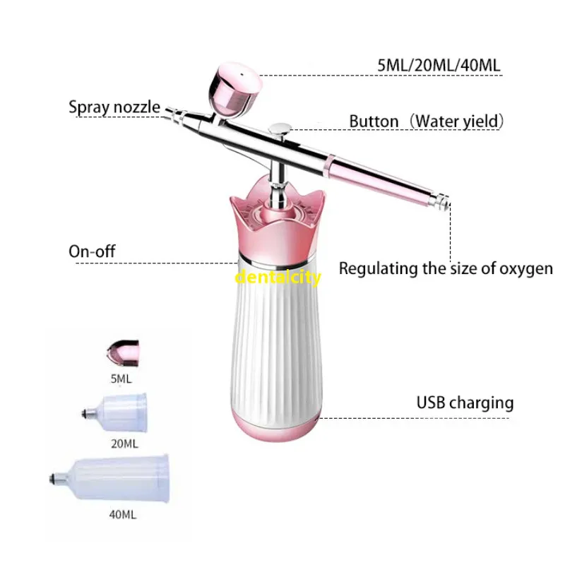 Кислородный инжектор машина нано спрей омолаживание и увлажнение кожи салон красоты машина