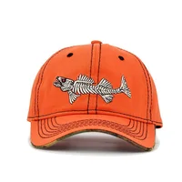 Fish Bone Men's Baseball Cap Women's Snapback Fishing Embroidery Dad Hat Man Kids Trucker Hat Summer Fisher Brand Men Cap