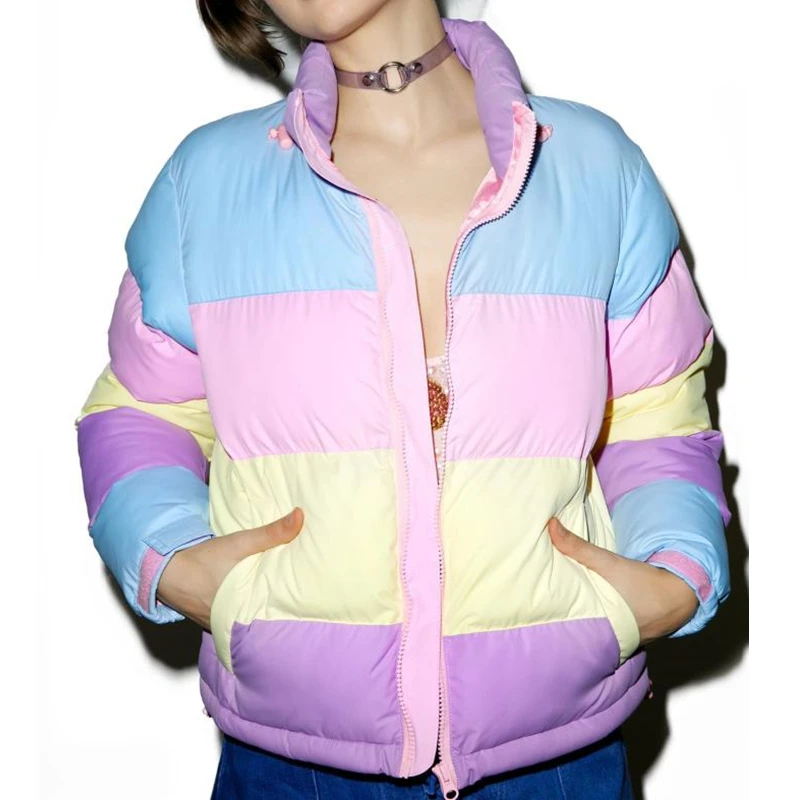 Pastel puffer jacket Clearance