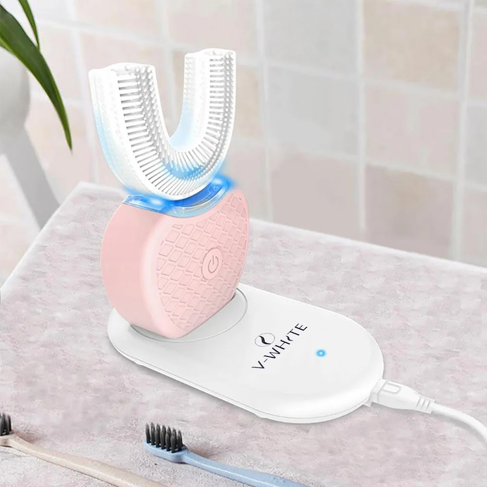 360 Degree Automatic Sonic Electric Toothbrush Ultrasonic Tooth Brush USB Rechargeable 4 Mode Teeth Cleaning 60ML Toothpaste 360 Degree Automatic Sonic Electric Toothbrush Ultrasonic Tooth Brush USB Rechargeable 4 Mode Teeth Cleaning 60ML Toothpaste