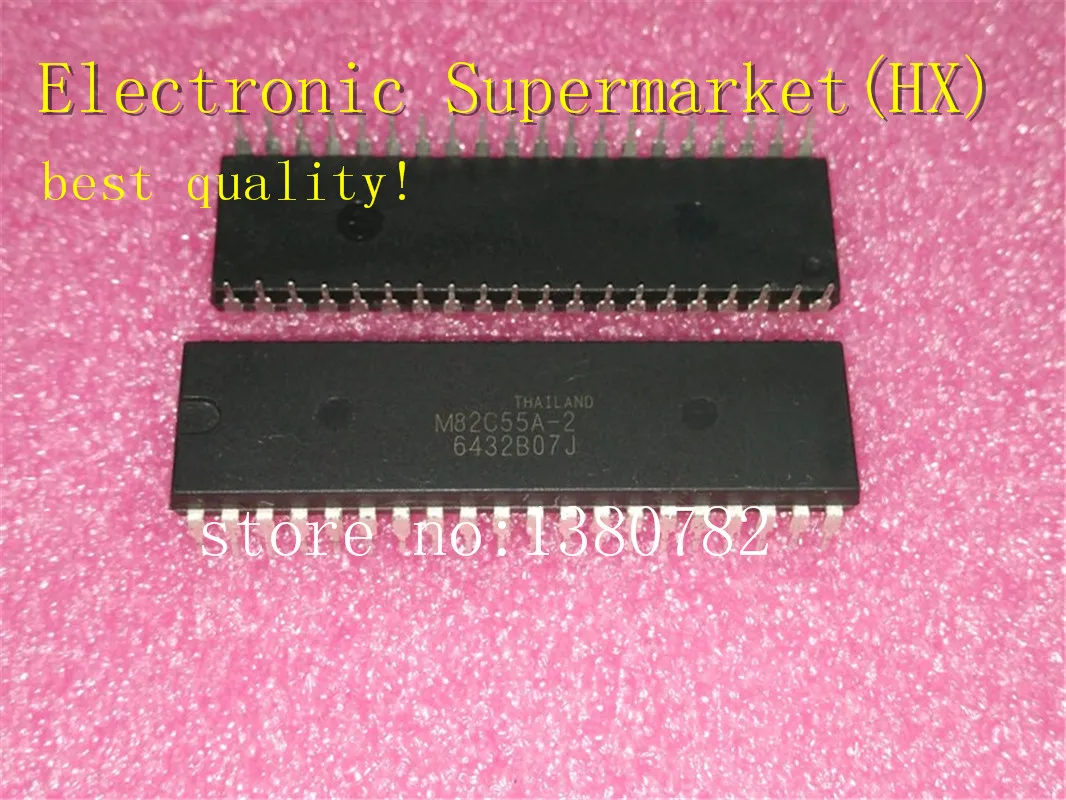 Free Shipping 10pcs-50pcs M82C55A-2  MSM82C55A-2  M82C55A  M82C55  DIP-40  New  IC In stock!