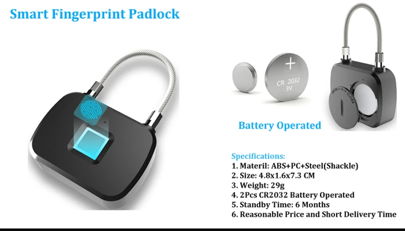 Anti-Theft Fingerprint Lock