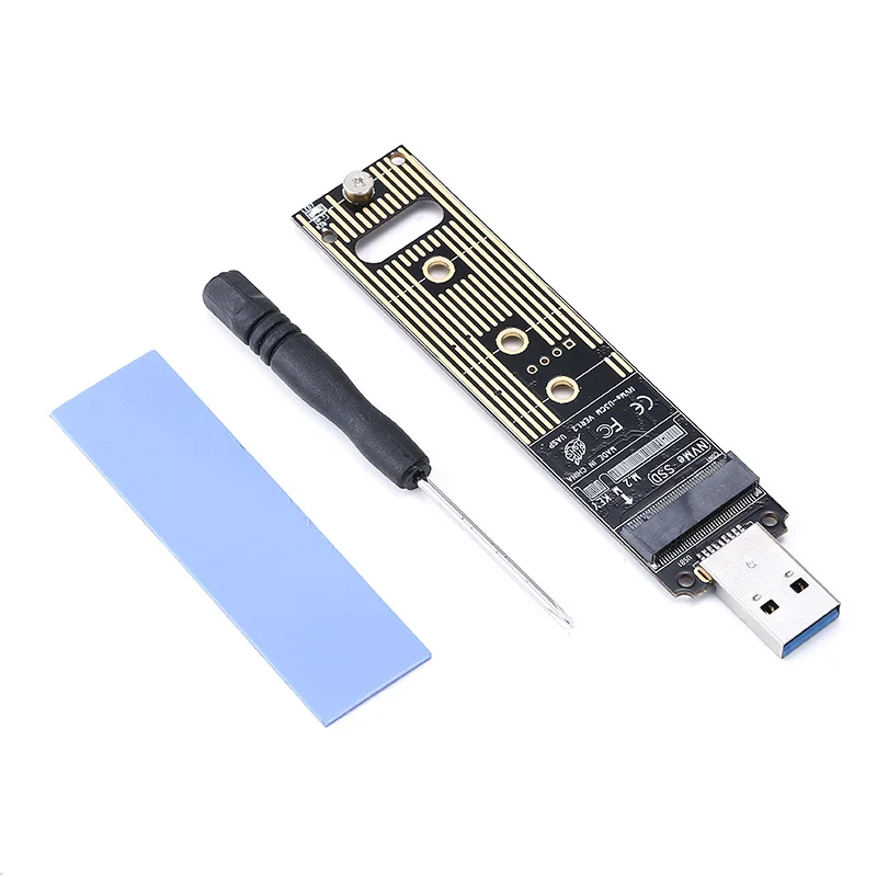 

High performance 10Gbps M.2 NVME SSD to USB 3.1 Adapter Durable Laptop Internal Converter Riser Card