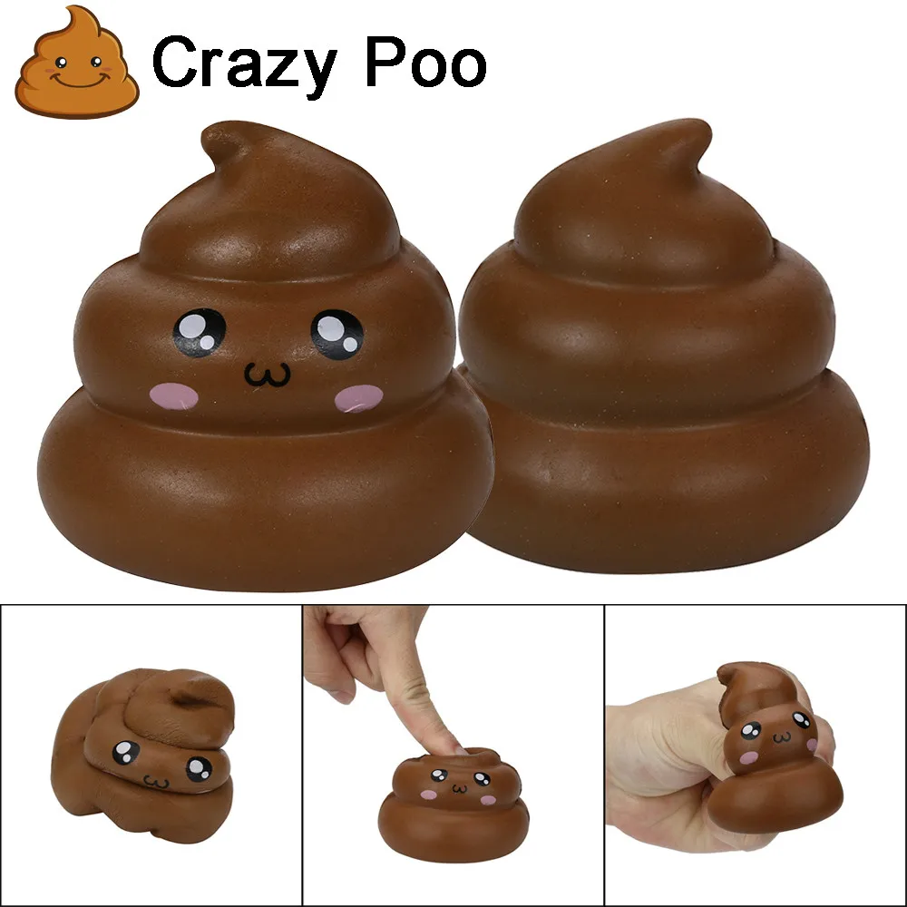 Игрушки для детей мягкое изысканное удовольствие сумасшедшая Poo Ароматизированная подвеска медленно поднимающаяся игрушка для снятия стресса