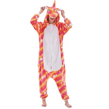 

Unicorn nightwear, wasp star, kigurumis, adult man in flannel, funny look