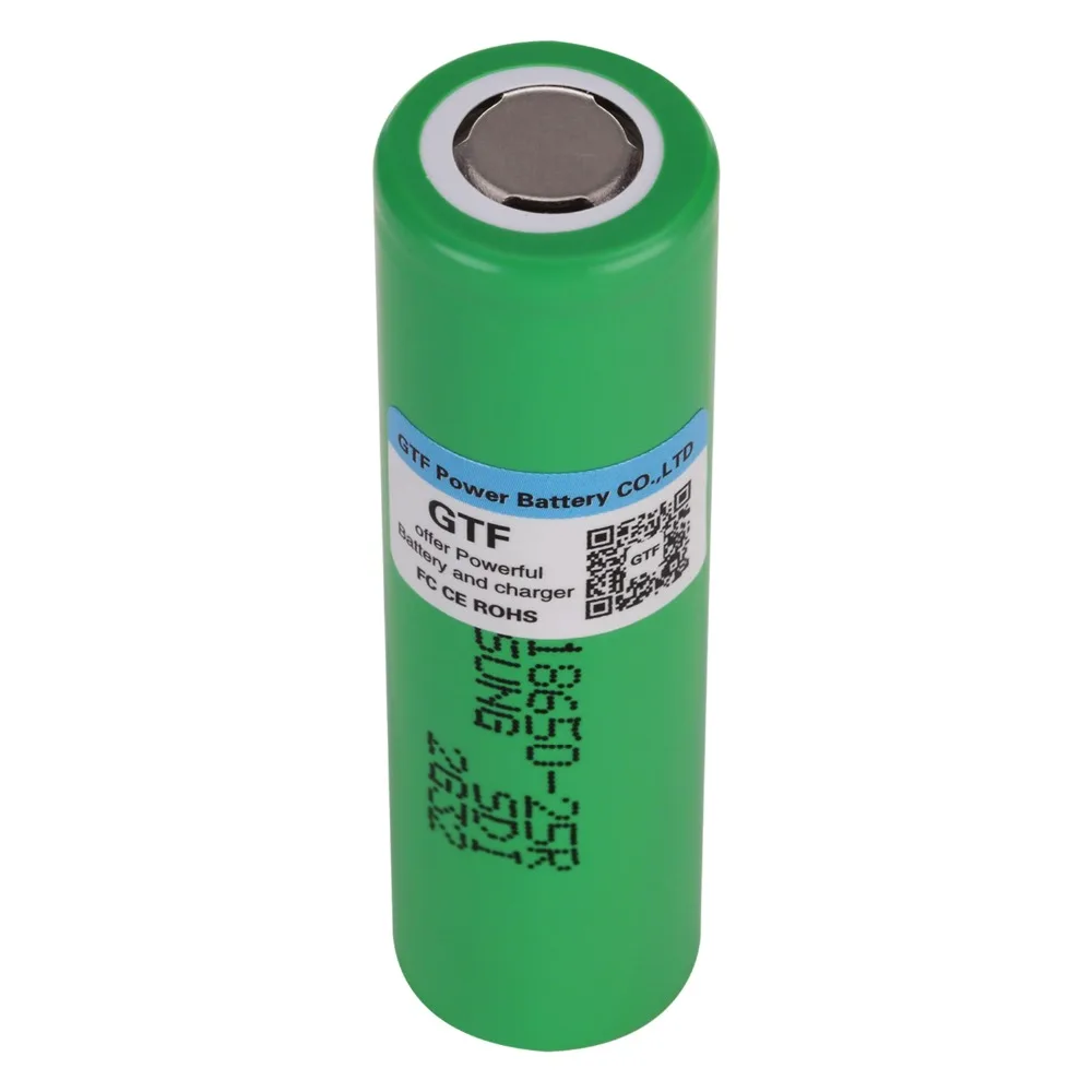 18650 25R аккумулятор для samsung 3,7 V 2500mah 18650 25R INR1865025R 20A разрядный литий батареи для электронной сигареты аккумулятор питания