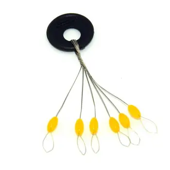 

100Pcs Olive Shaped Rubber Stopper Fishing Line Resistance Fishing Equipment Beans Space Not To Hurt The Vertical Line Beans