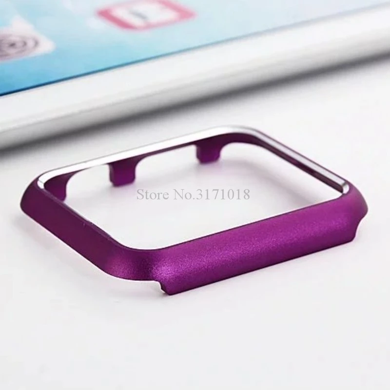 Роскошный металлический корпус для часов чехол Apple Watch Band 38 мм 42 алюминиевый сплав