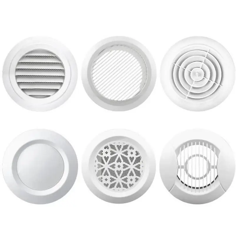 Adjustable Round Plastic Air Ventilation Cover Fan Outlet Vent