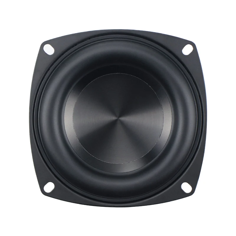 Aluminum Oxide Disc Subwoofer 4 Inch 105mm Square Waterproof Woofer Speaker Hifi Bass Horn Upgrade 2.1 Speaker 1Pc woofer speaker