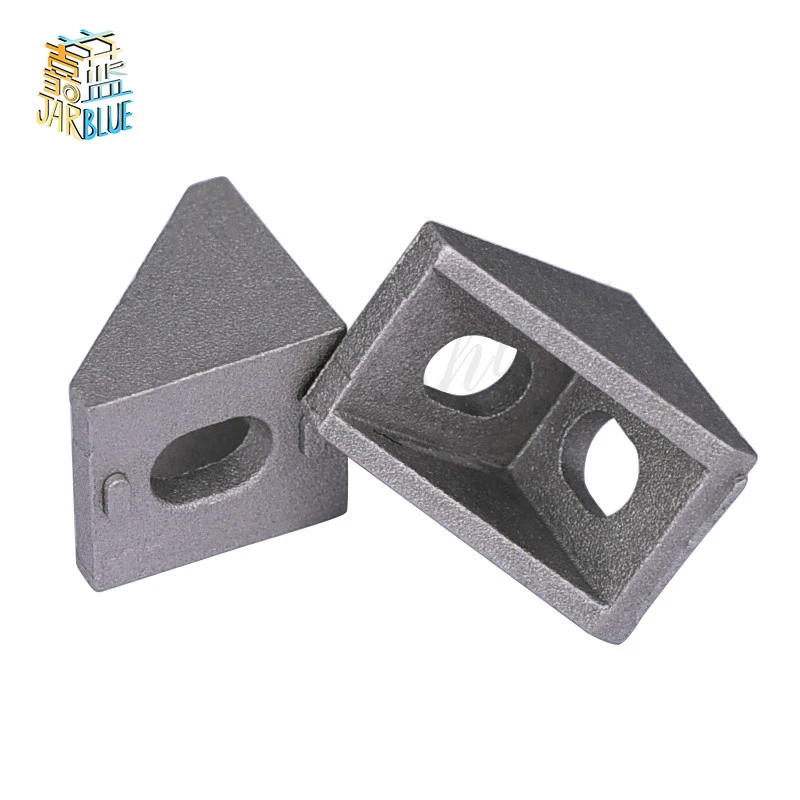 20 Unids/lote 2020 ángulo De Ajuste De Quina De Aluminio 20x20x17