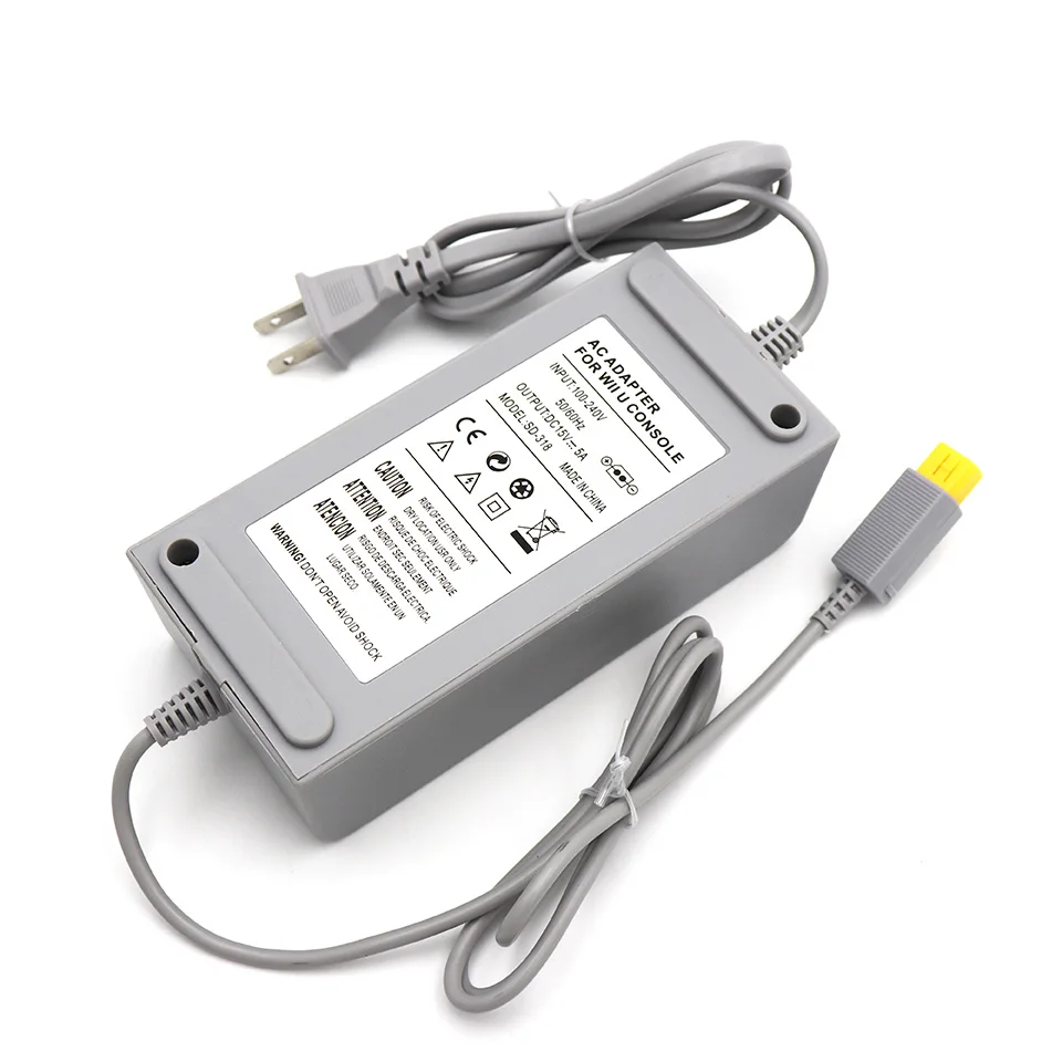 15V 5A AC Wall Power supply Charger For Nintendo Wii U Console AC 100