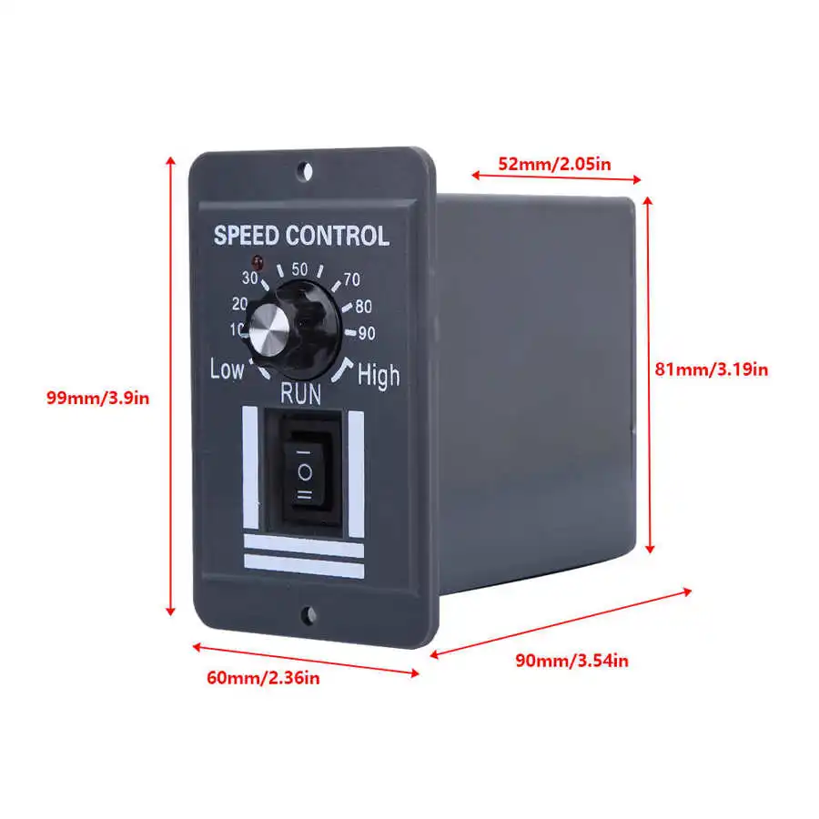 Reversível da Velocidade do Motor do Interruptor Controlador da Velocidade do Motor do Regulador de Velocidade Pwm da Escova Controlador 40a cw Ccw dc 12-60v 6 interruptor cw ccw controlador da velocidade do