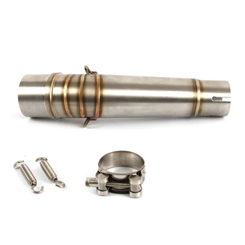 

Motorcycle Exhaust middle Link pipe Slip-on For HONDA NC700 NC750 NC750X NC 700 750 X 2012 2013 2014 2015 2016 2017