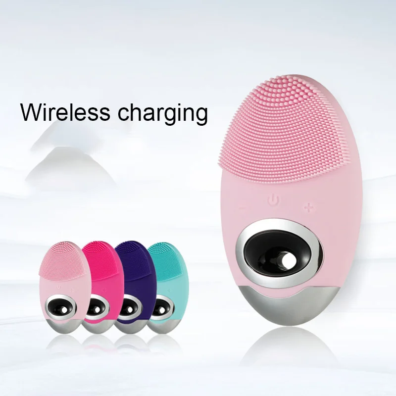 Ультразвуковая щетка для чистки лица Foreo, Беспроводная зарядка, щетка для чистки кожи, средство для удаления черных точек, очиститель пор
