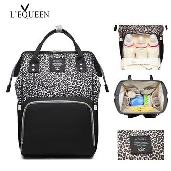 

Large Capacity Mom Bag Fashion Mommy Travel Bag Maternity Bag Baby Diaper Bag Baby Carriage Bag Baby Nursing Bag LEQUEEN