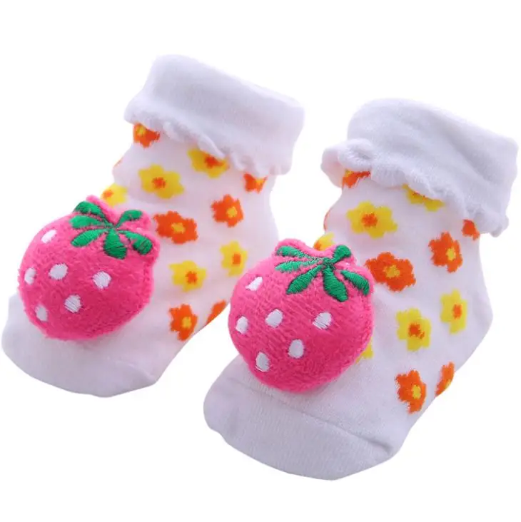 Newborn Baby Socks Rubber Anti Slip Floor Kids Toddlers Fashion Animal Newborn Cute Sock Shoes Winter Socks for Baby Girl - Цвет: 9