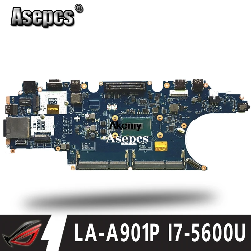 Voor Dell Latitude 15 E5450 Laptop Moederbord I7-5600U Cpu ZAM70 LA-A901P Getest 100% Werken Voor Dell Latitude 15 E5450 Laptop Moederbord I7-5600U Cpu ZAM70 LA-A901P Getest 100% Werken