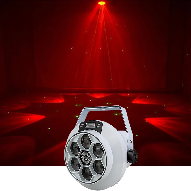 Dj Light Led Mini Bee Eye Moving Head Light 6x12W RGBW 4 In 1 Professional Stage Lights DMX 512 Disco Beam Wash Effect