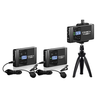 

Promotion--Comica Cvm-Ws60 Mini Wireless Microphone System (Two Transmitters One Receiver) for Smartphones and Cameras, Uhf 12 C