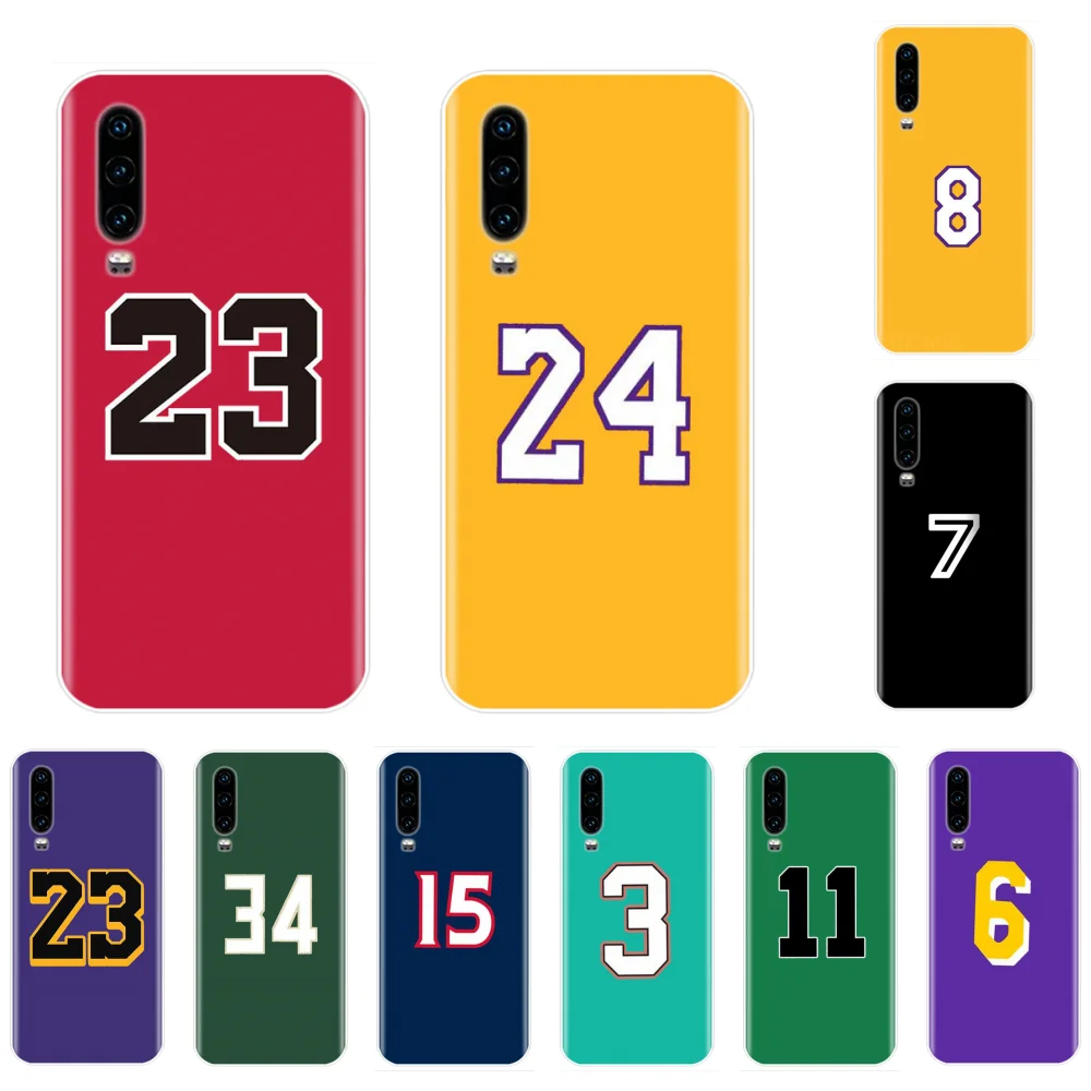 Basketball number jordan Kobe Customer High Quality Phone Case For Huawei Honor 7C 7A 8X 8A 9 10 10i Lite 20 NOVA 3i 3e | Мобильные