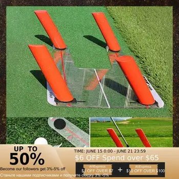 

PC Golf Alignment Trainer Aid Swing Training Speed Trap Practice Tool Base H0M9