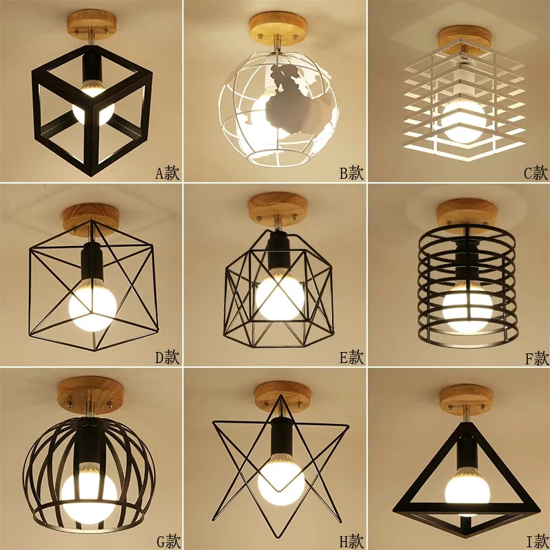 

Northern European-Style Creative Corridor Aisle Lights Cool Cloak Room Small Ceiling Lamp Modern Minimalist Bedroom Foyer Entran