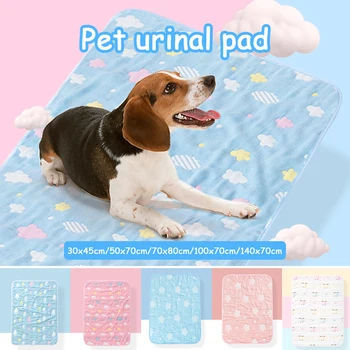 

Washable Dog Pet Diaper Mat Urine Absorbent Environment Protect Diaper Mat Waterproof Reusable Training Pad Dog Car Seat Cover