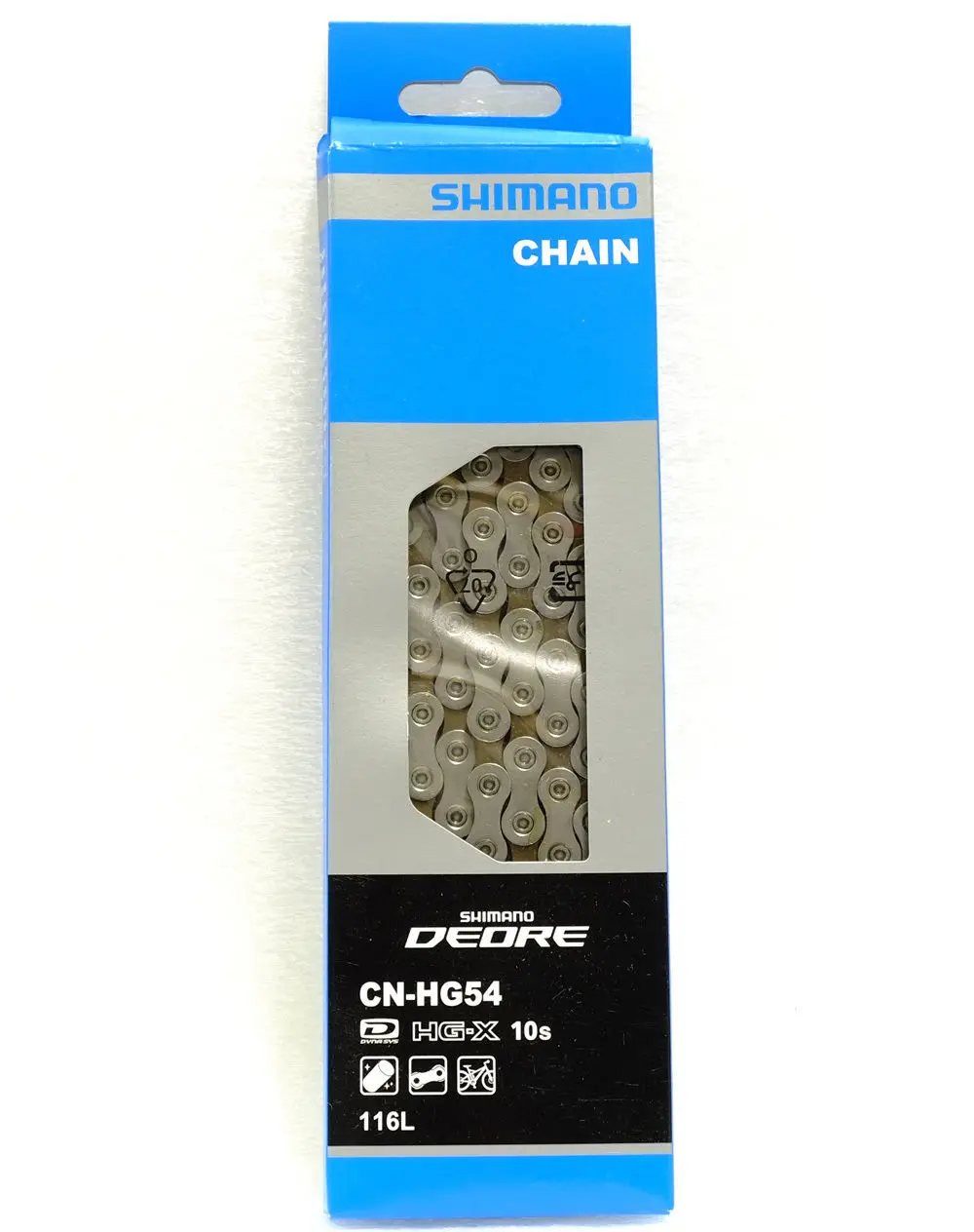CN-HG54 Катушки Shimano велосипедные CN-HG54 10-Скорость цепи 114L Ссылка для MTB горный велосипед шоссейный велосипед - Цвет: CN-HG54