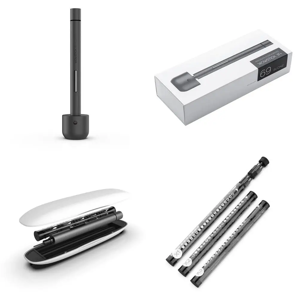 CORDL WOWSTICK 1F+ мини электрическая отвертка перезаряжаемая Беспроводная шуруповерт с светодиодный светильник литиевая батарея
