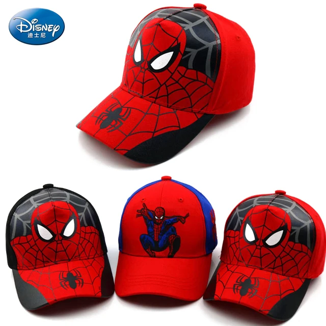 Disney Anime Spiderman Baseball Cap For Boys Girls Autumn Baby Hats Children's Cartoon Fashion Sun Caps Kids Hop Hop Hat 2-8y 1