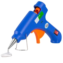Nova pistola de cola de derretimento quente com vara de cola 7mm 20w 110v 240v diy mini removível thermo com suporte pistola de calor elétrica ferramenta de reparos