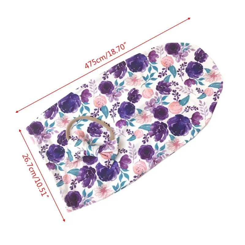 Детский спальный мешок пеленать повязка на голову новорожденные младенцы Печатные Одеяла повязка для волос P31B