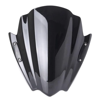 

Parabrisas Moto Universal Motorcycle Windshield Windsn 7/8Inch & 1Inch Handlebar for Benelli Honda Kawasaki Suzuki Yamaha Fz