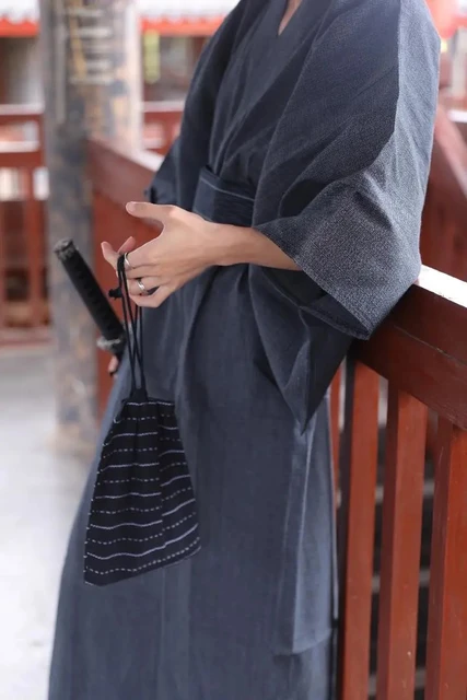 Traditional Japan Kimono Yukata Mens 95% Cotton Dressing Gown Male Lounge  Robes with Belt Plus Size Summer Pajamas set A52801 - Price history &  Review, AliExpress Seller - All-clothes Store