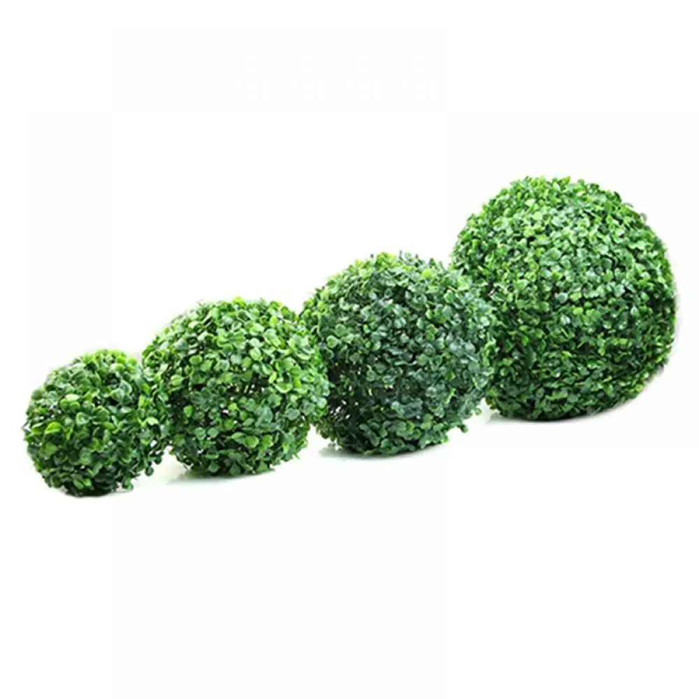 1 Pcs Artificial Plant Ball Topiary Tree Boxwood Home Outdoor Wedding Party Garden Decoration Green | Дом и сад