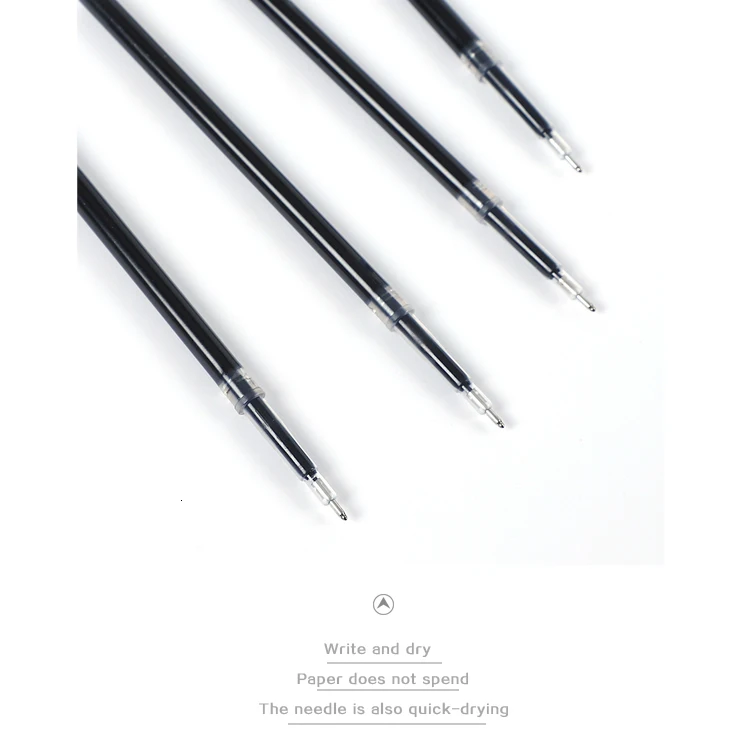 JIANWU 0,5 мм 20 шт./компл. творческая большая емкость гелевая ручка Refill dianshi быстрая сушка Refill офисные принадлежности